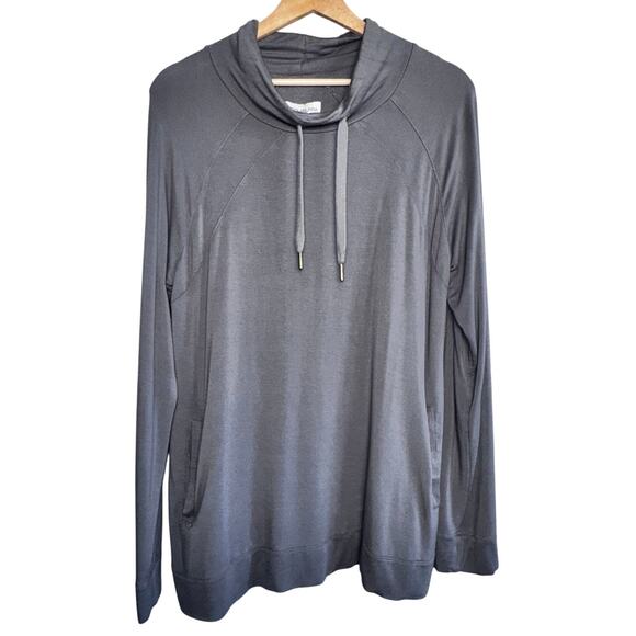 Koolaburra by UGG Gray Long Sleeve Top with Pockets Size M - Picture 1 of 5